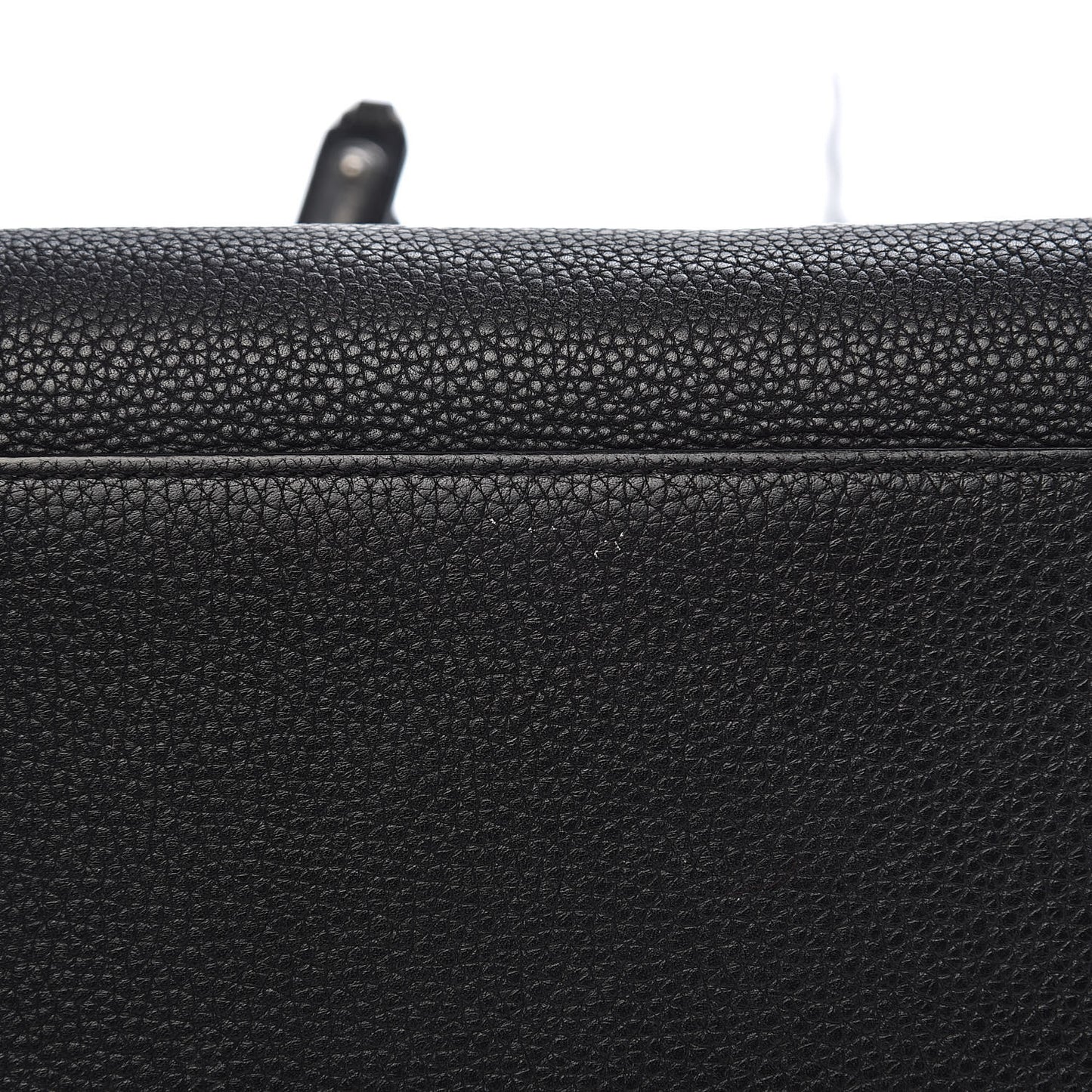 Grained Calfskin Baby Sac De Jour Souple Black