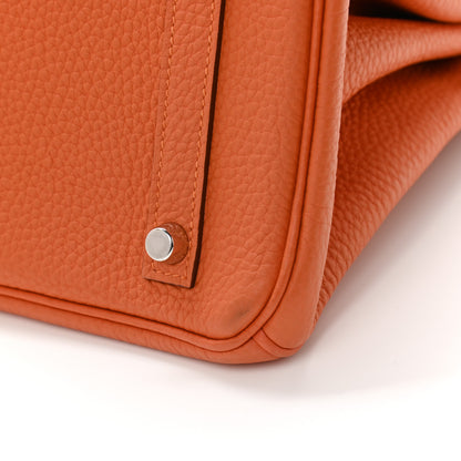 Hermes Togo Birkin 30 Orange 10 of 15