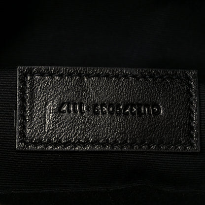 Saint Laurent Calfskin Matelasse Chevron Monogram A5 Wristlet Black 7 of 8