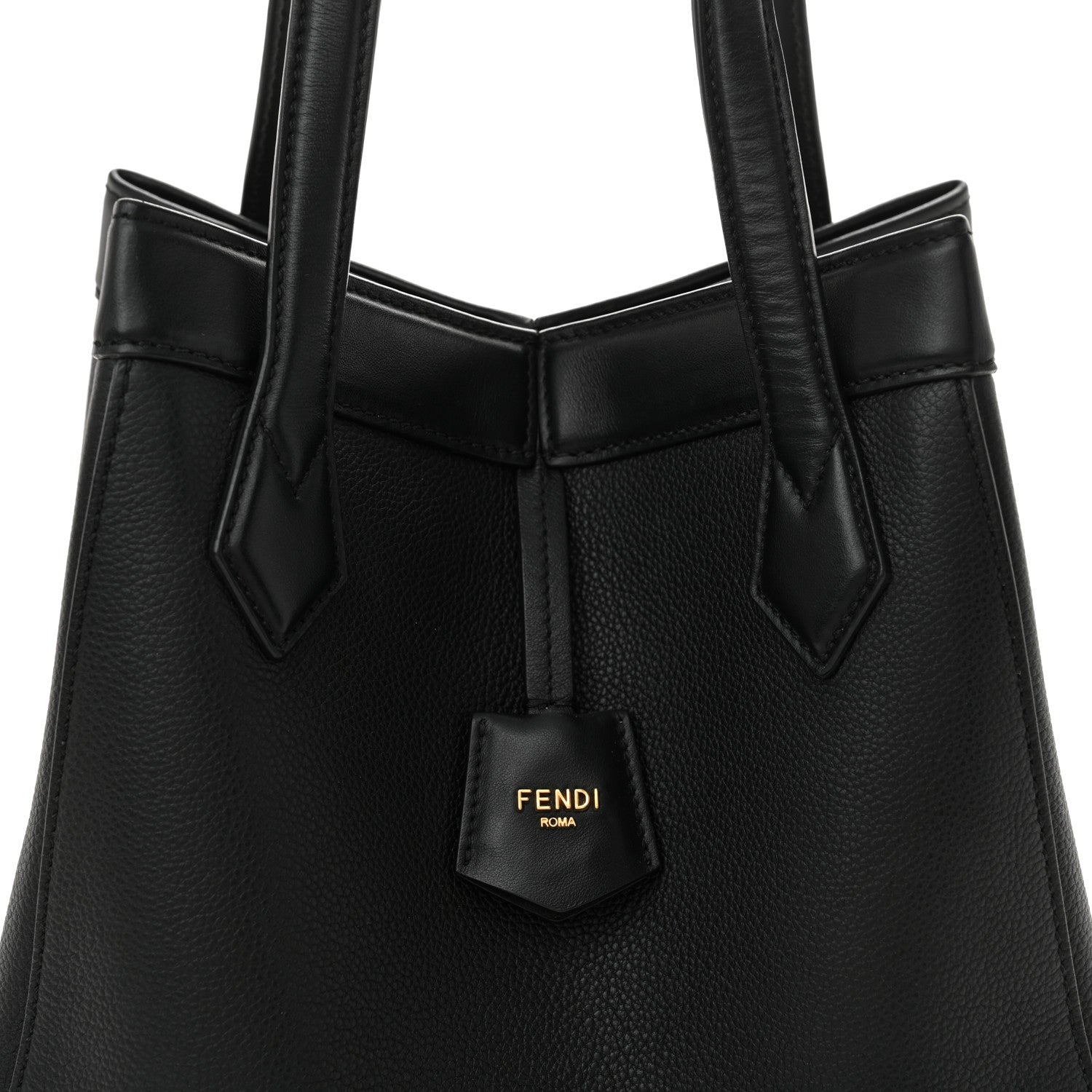 Fendi Vitello Cher Grace Medium Fendi Origami Black 7 of 12
