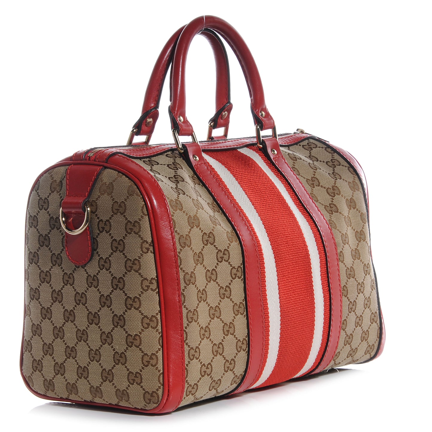 Monogram Vintage Web Medium Boston Red