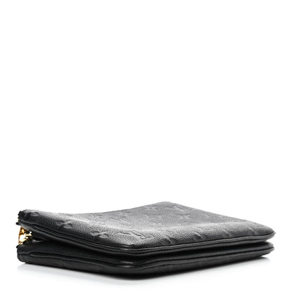 Louis Vuitton Empreinte Double Zip Pochette Black 3 of 4