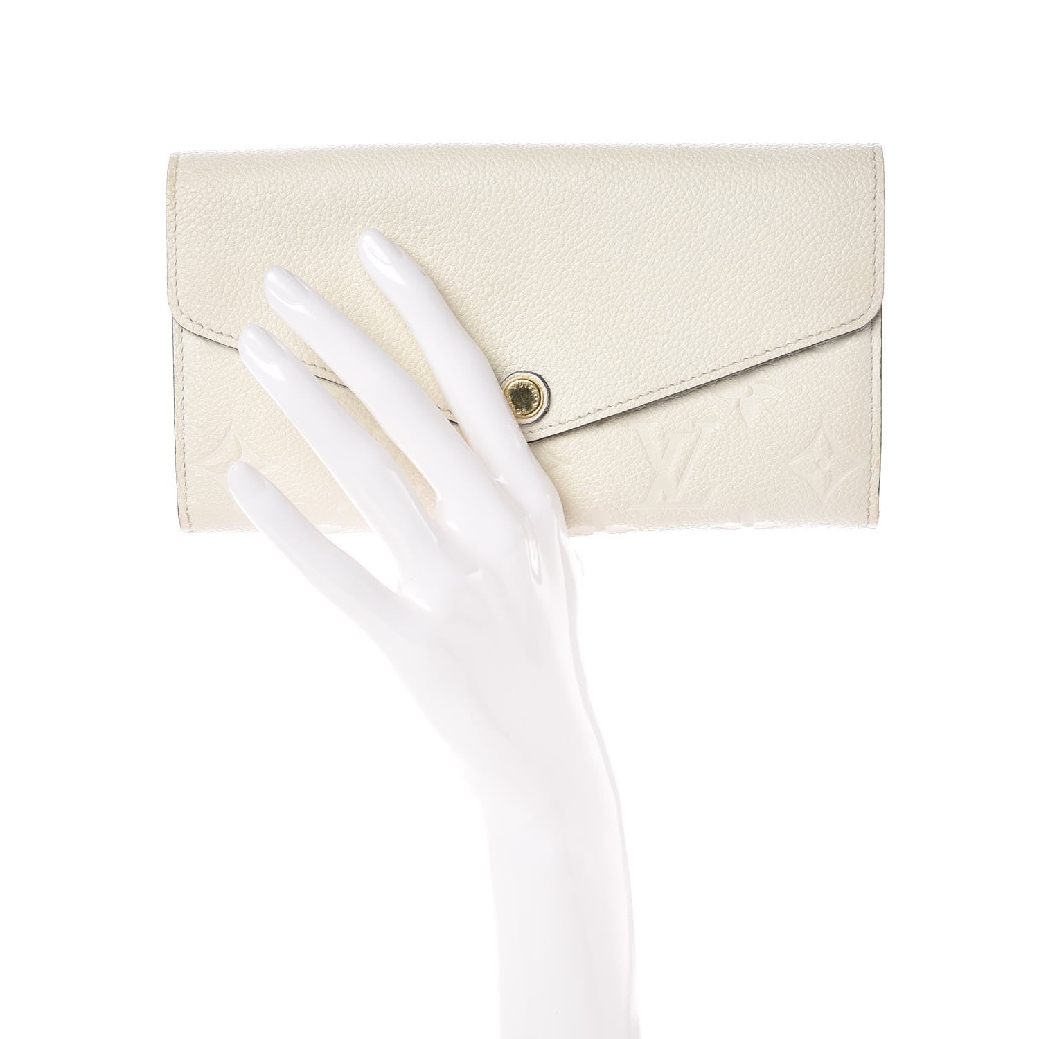 Louis Vuitton Empreinte Sarah Wallet NM Ivory 2 of 8