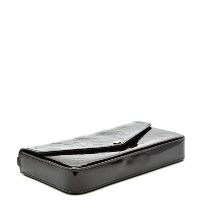 Louis Vuitton Vernis Pochette Felicie Chain Wallet Amarante 5 of 10