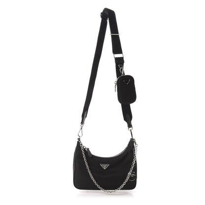 Prada Nylon Re-Edition 2005 Shoulder Bag Black 1 of 11