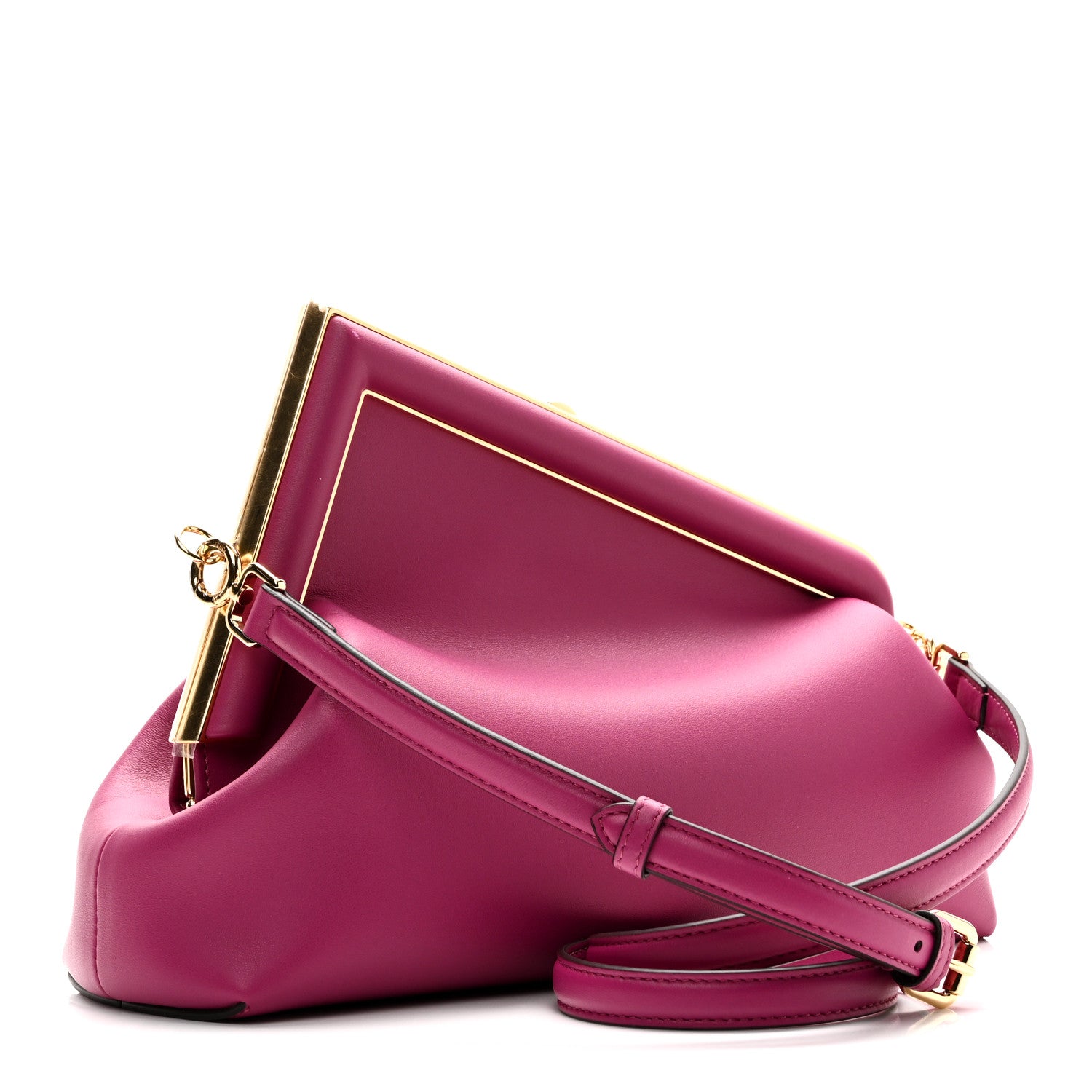 Fendi Shiny Nappa Midi Fendi First Ciclamino Pilar 1785654