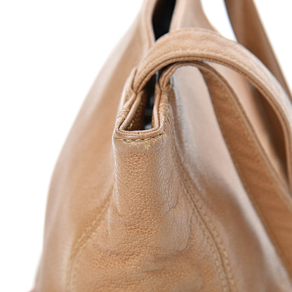 Chanel Calfskin CC Small Tote Beige 19 of 24