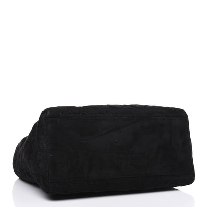 Christian Dior Suede Cannage Medium Lady Dior Black 4 of 17