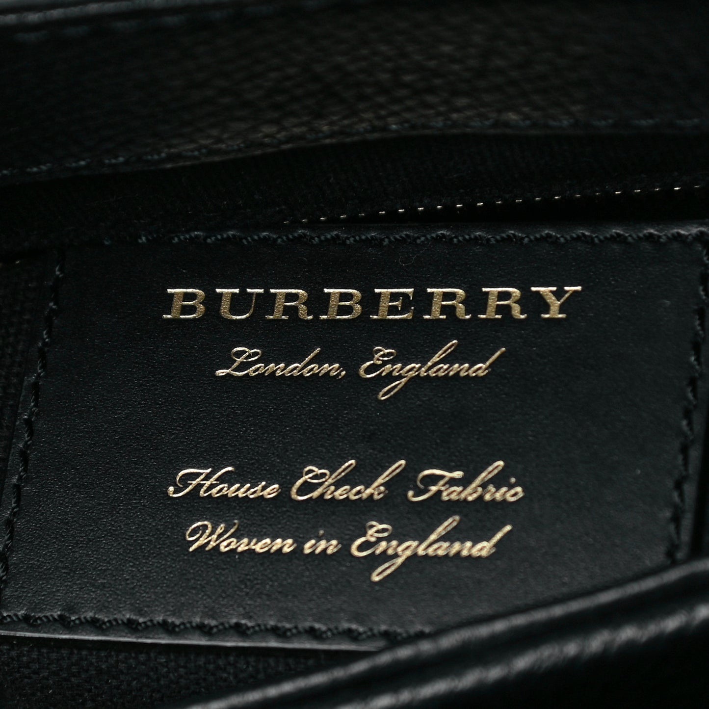 Derby Calfskin House Check Small Camberley Black
