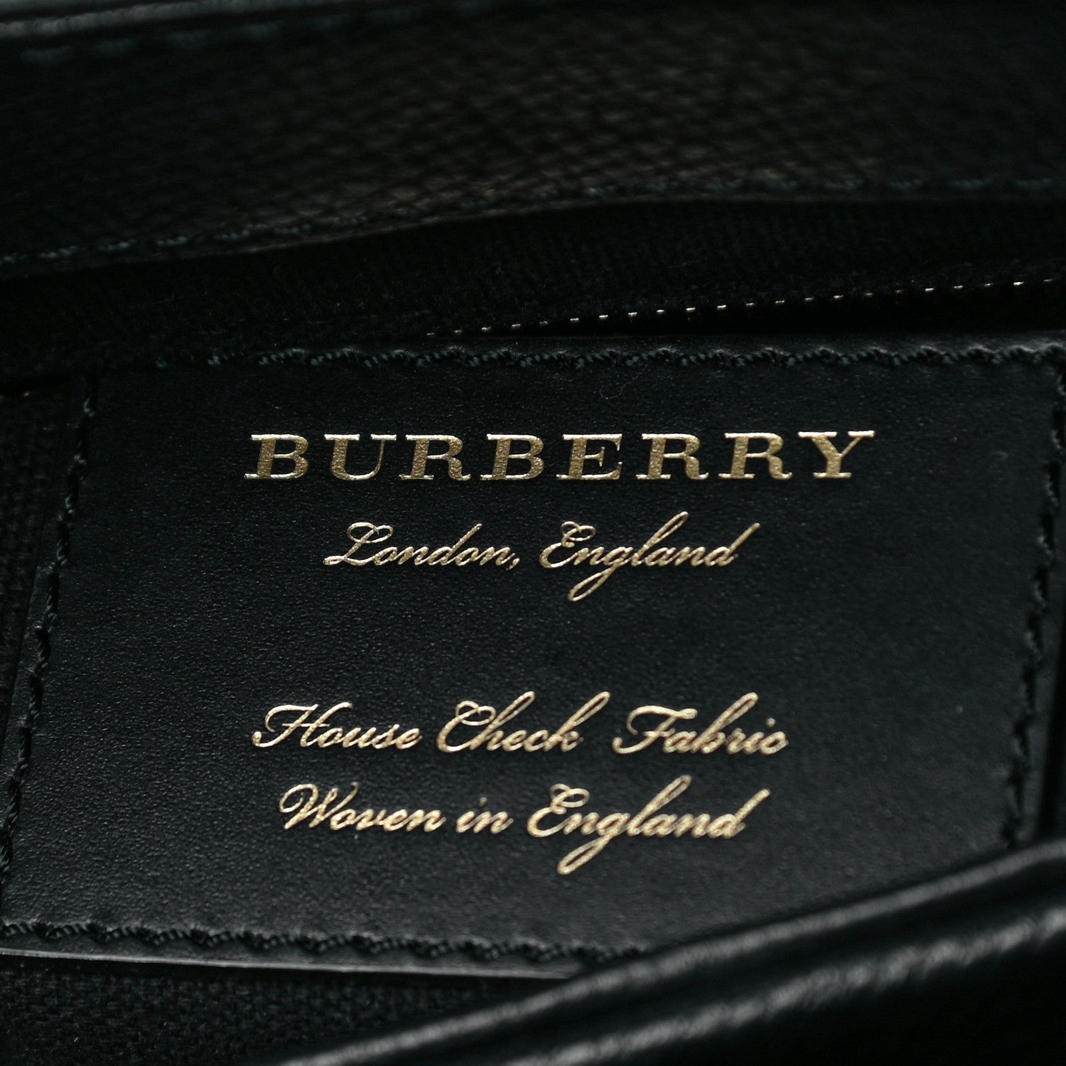 Burberry Derby Calfskin House Check Small Camberley Black 6 of 13