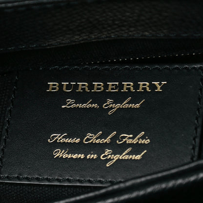 Burberry Derby Calfskin House Check Small Camberley Black 6 of 13