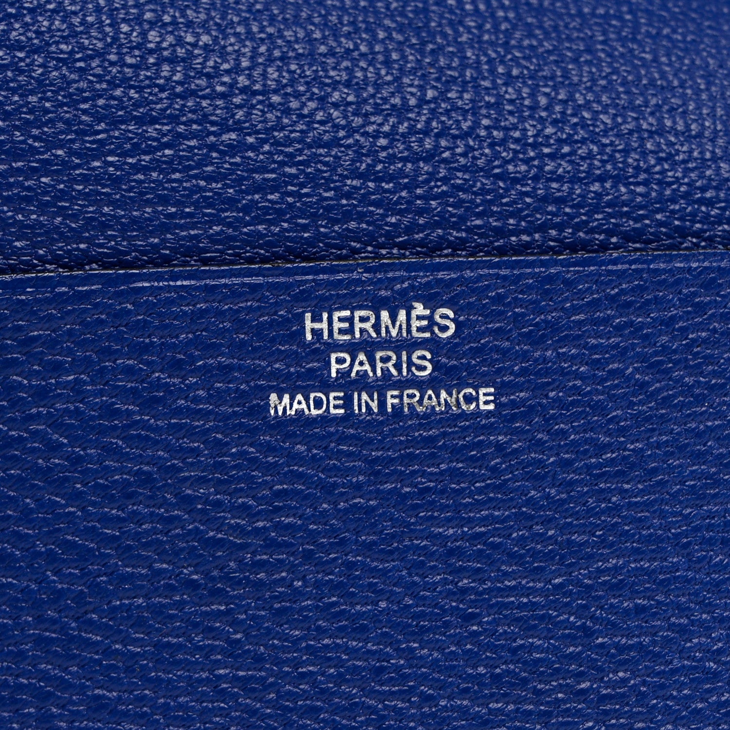 Hermes Chevre Mysore Guernesey Card Case Bleu Electrique 5 of 6