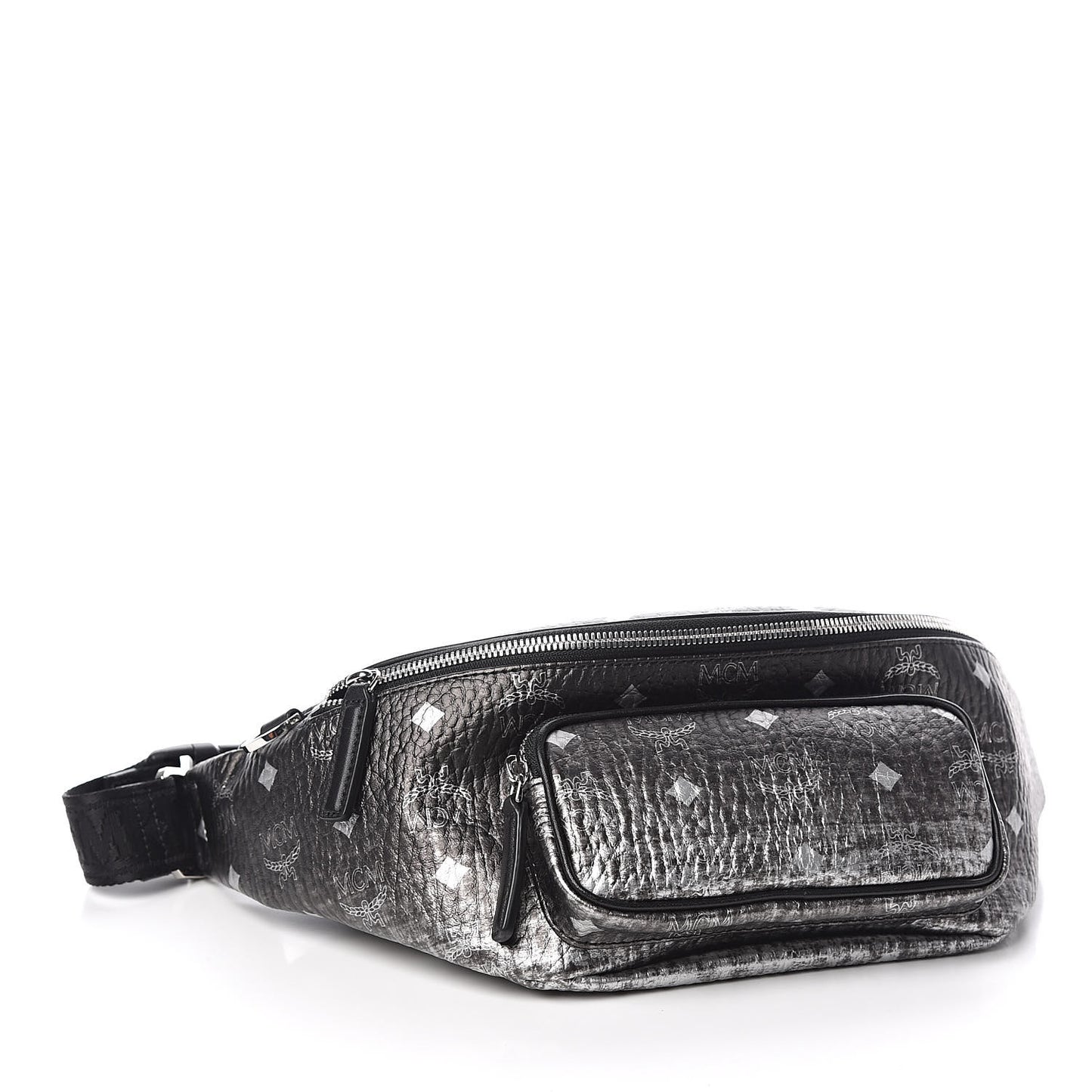 Gradation Visetos Medium Belt Bag Silver