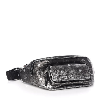MCM Gradation Visetos Medium Belt Bag Silver 4 of 9