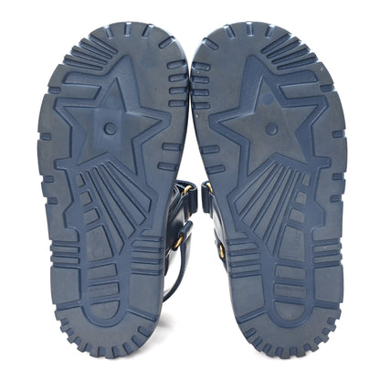 Christian Dior Lambskin Dioract 10mm Sandals 36 Pastel Blue 6 of 9