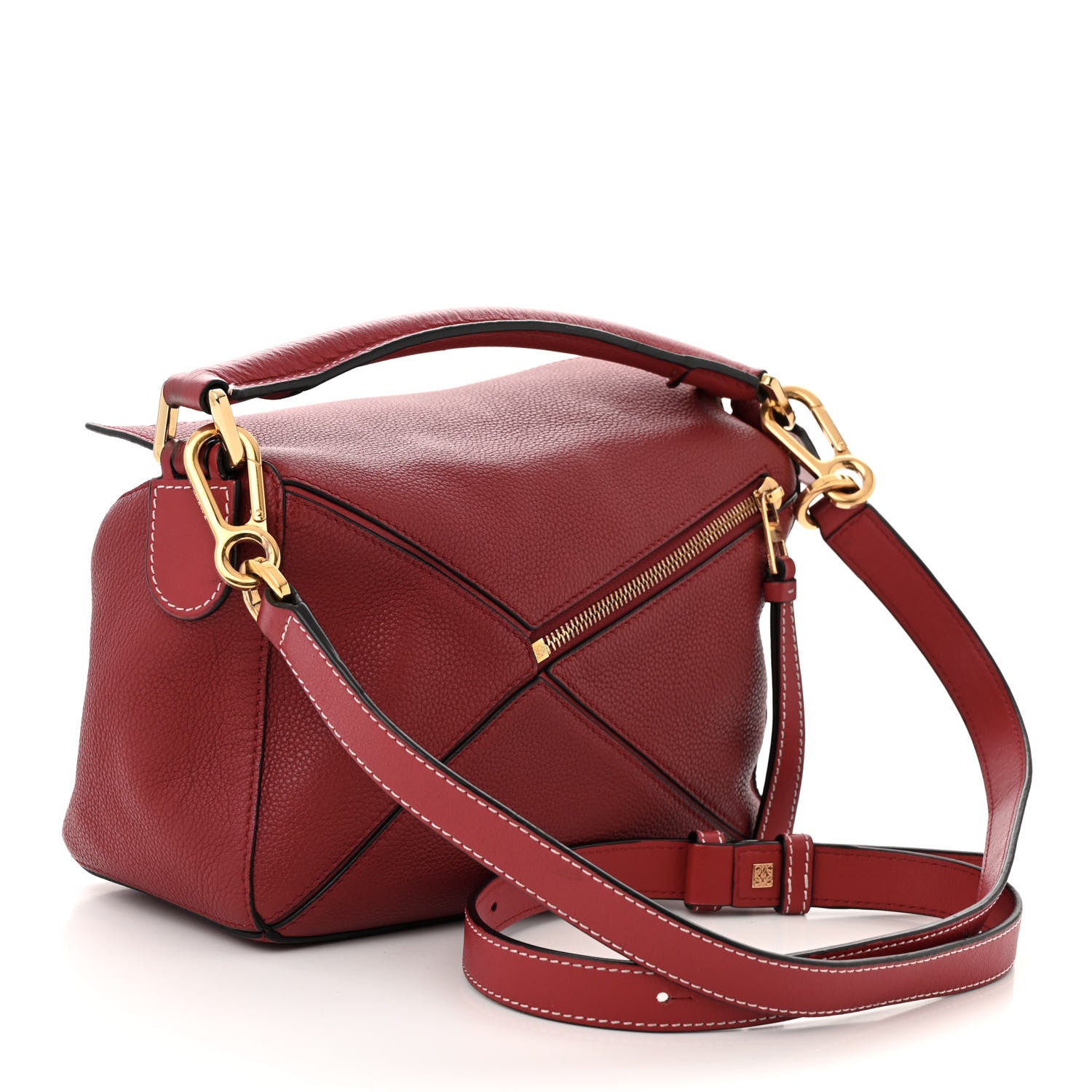 Loewe Calfskin Small Puzzle Bag Rouge 2 of 8
