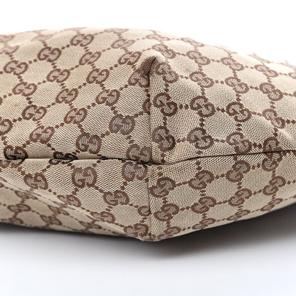 Gucci Monogram Half Moon Hobo Dark Brown 10 of 20