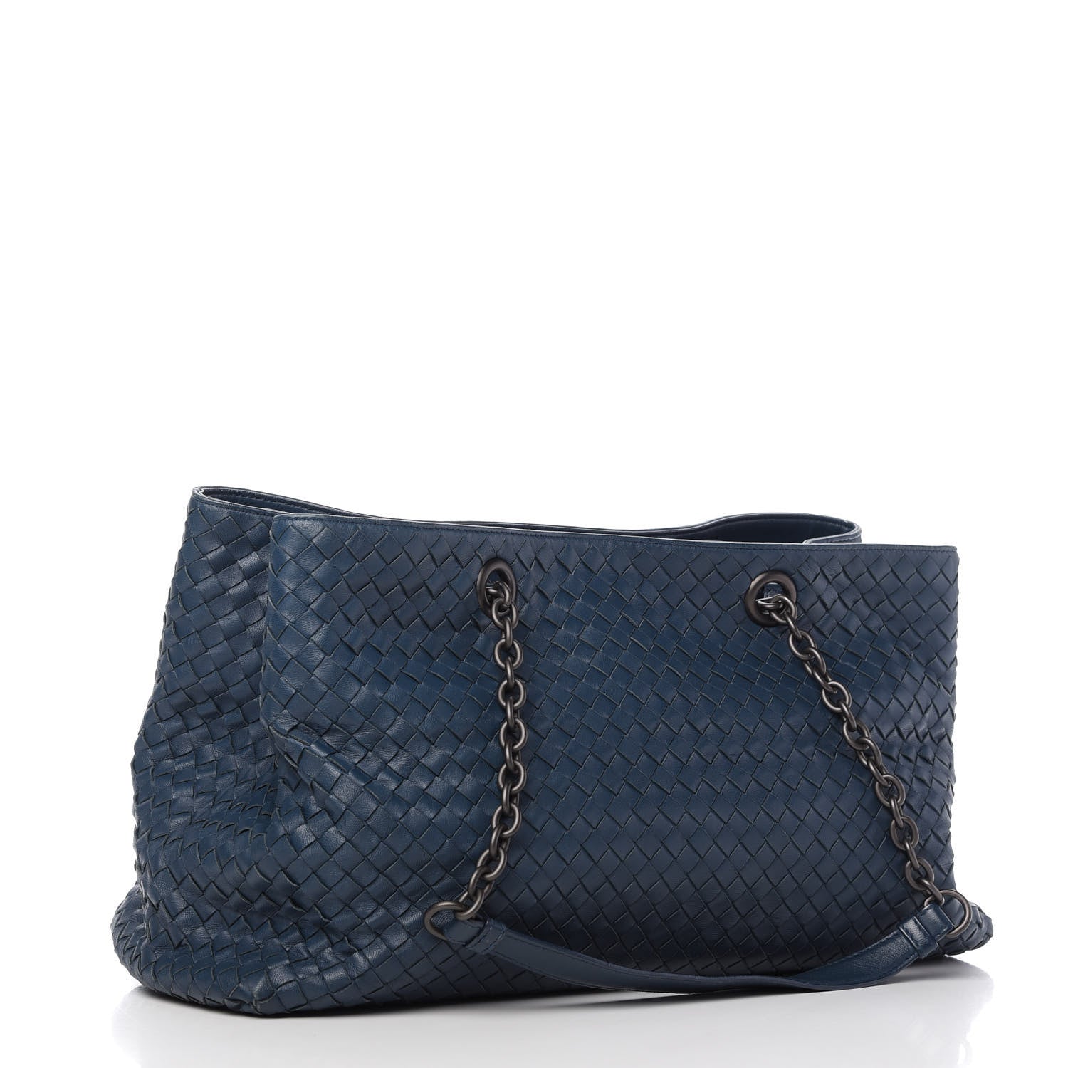 Bottega Veneta Nappa Intrecciato Large Tote Denim 3 of 10