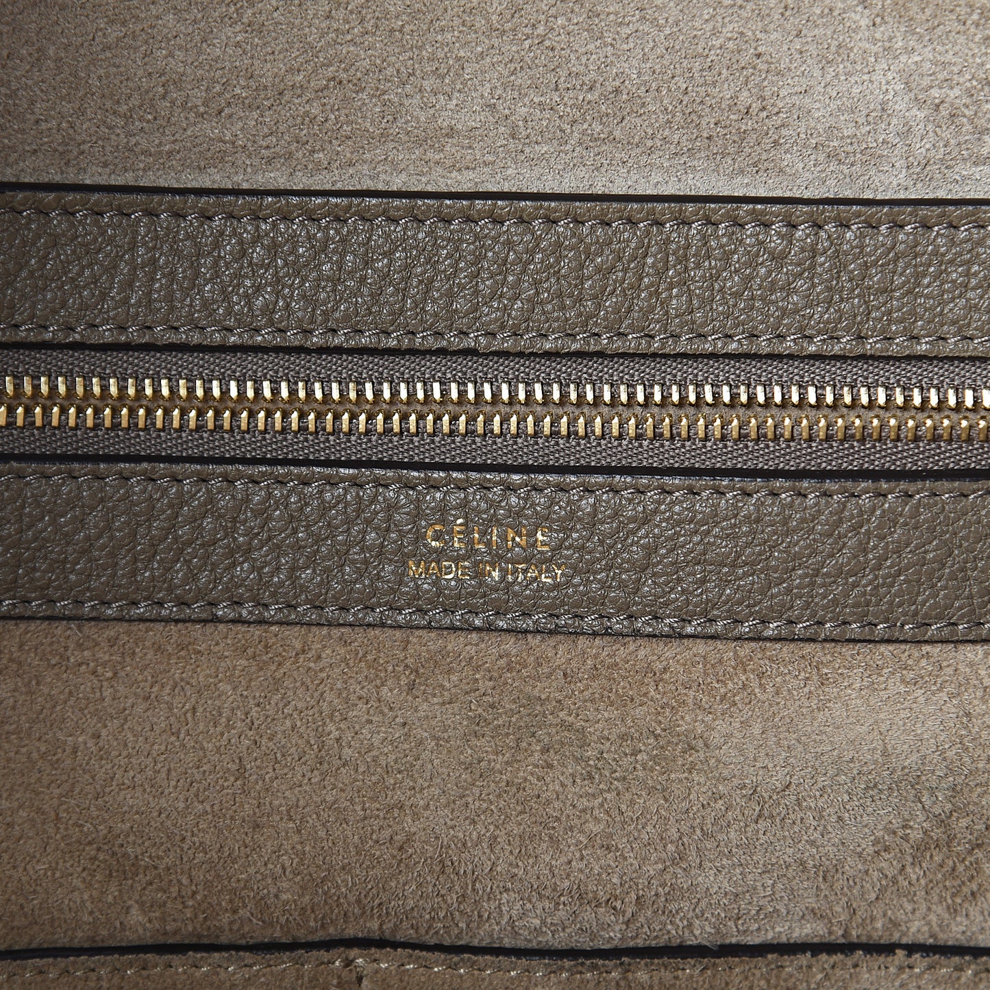 Soft Grained Calfskin Medium Belt Cabas Phantom Taupe
