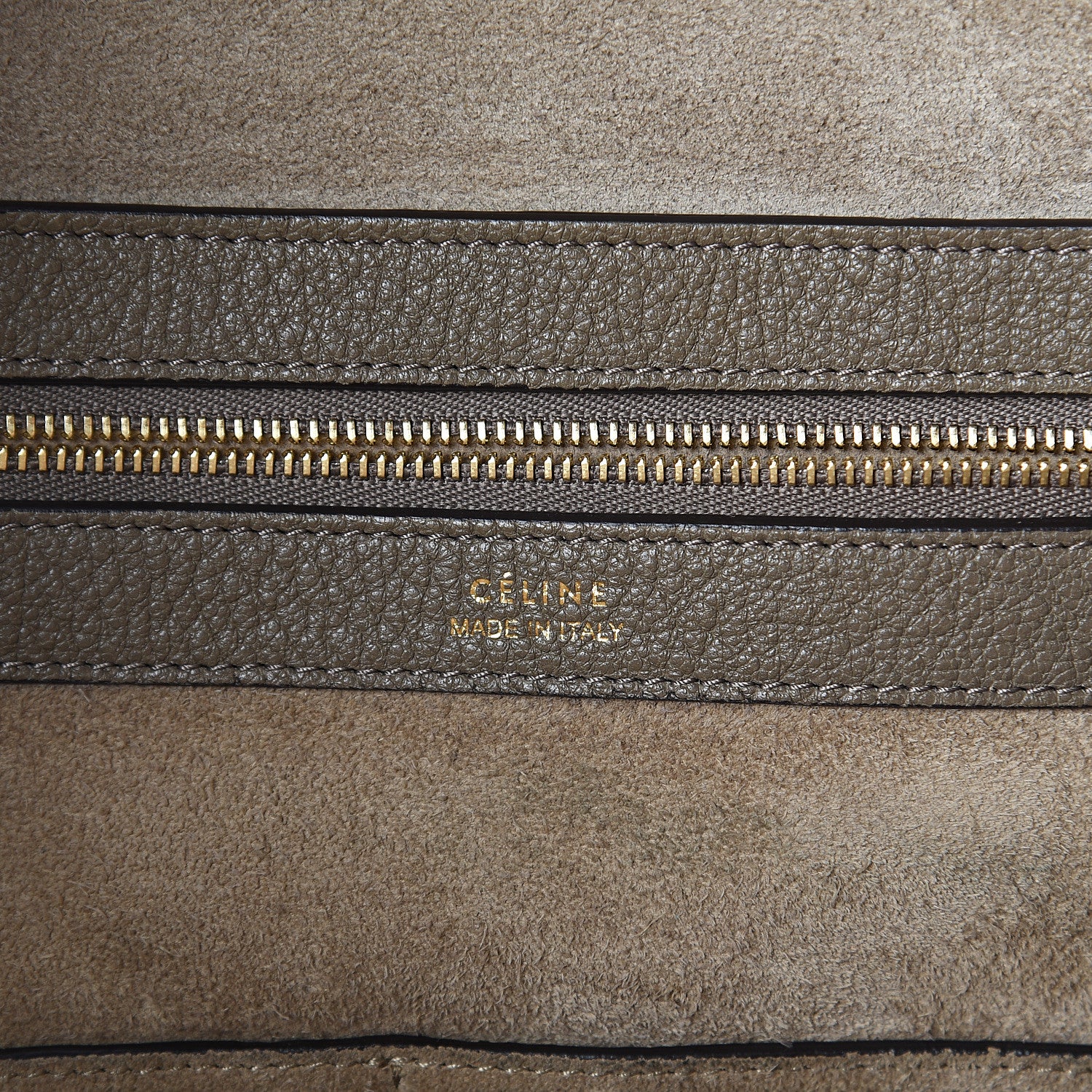 Celine Soft Grained Calfskin Medium Belt Cabas Phantom Taupe 5 of 8