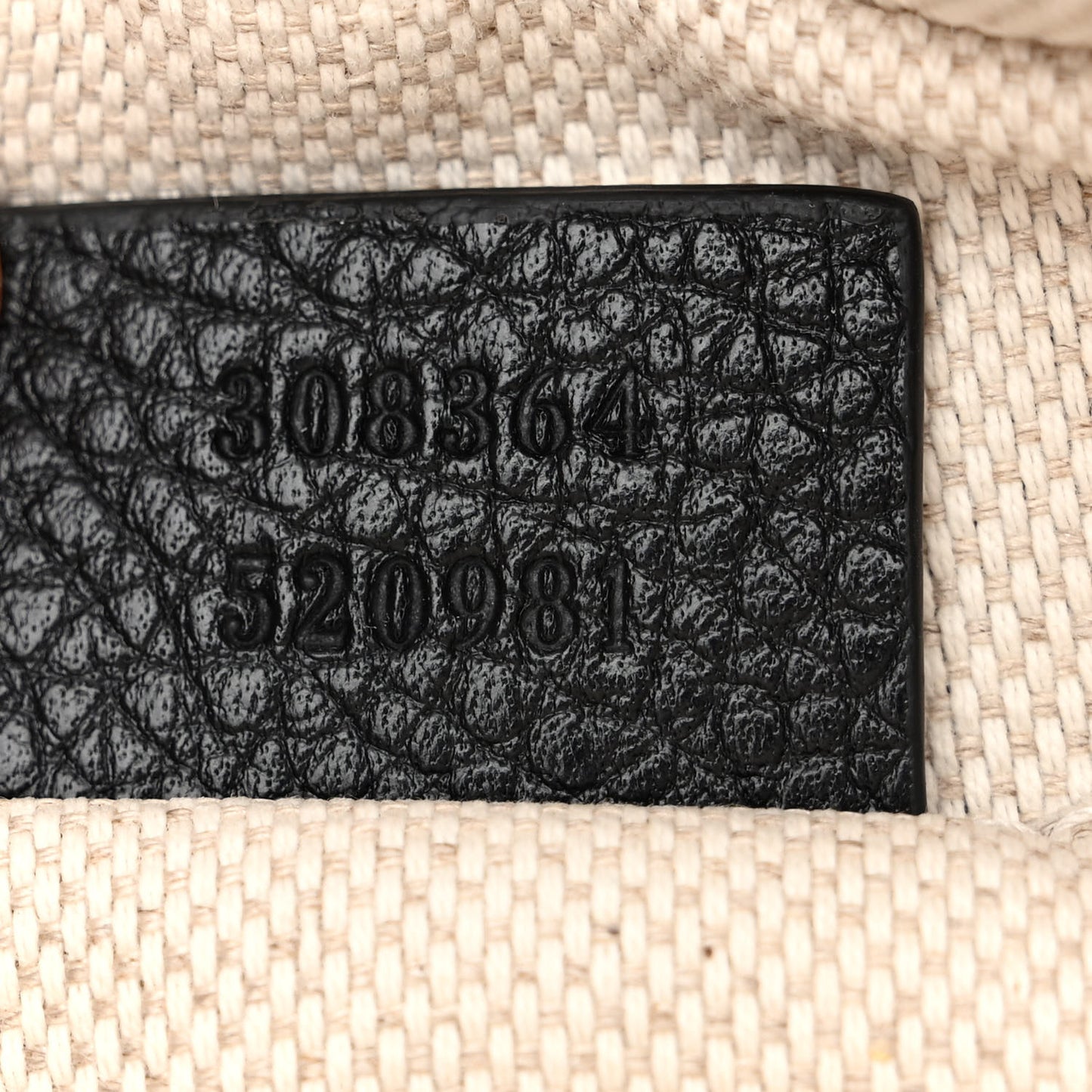 Pebbled Calfskin Small Soho Disco Bag Black