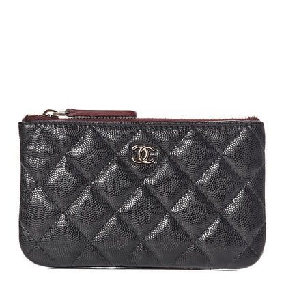 Chanel Caviar Quilted Small Cosmetic Case Black 1 of 8