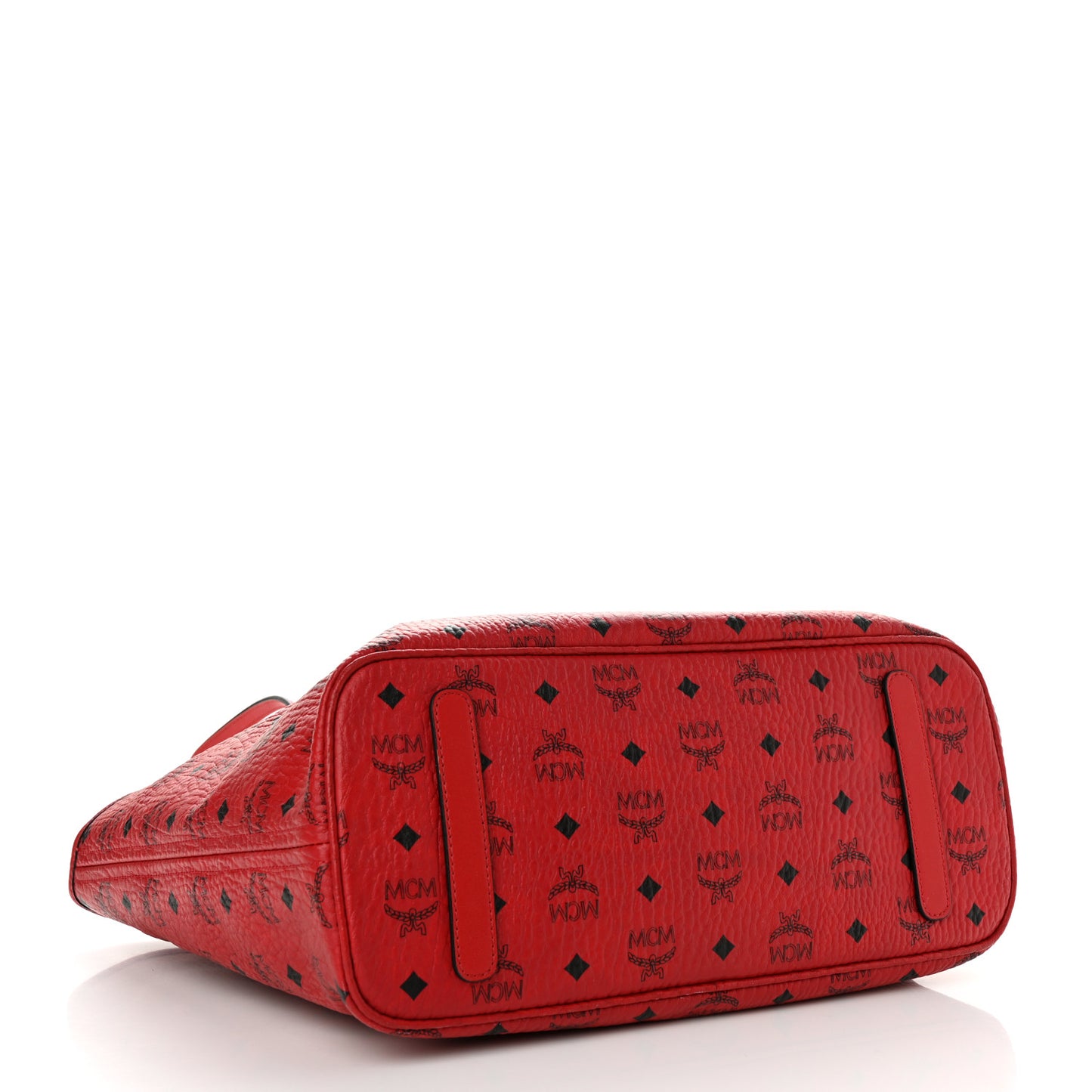 Visetos Medium Anya Shopper Tote Ruby Red