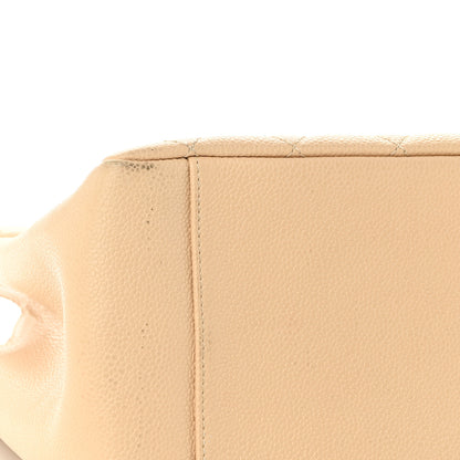 Chanel Caviar Quilted Grand Shopping Tote GST Beige Clair 11 of 16