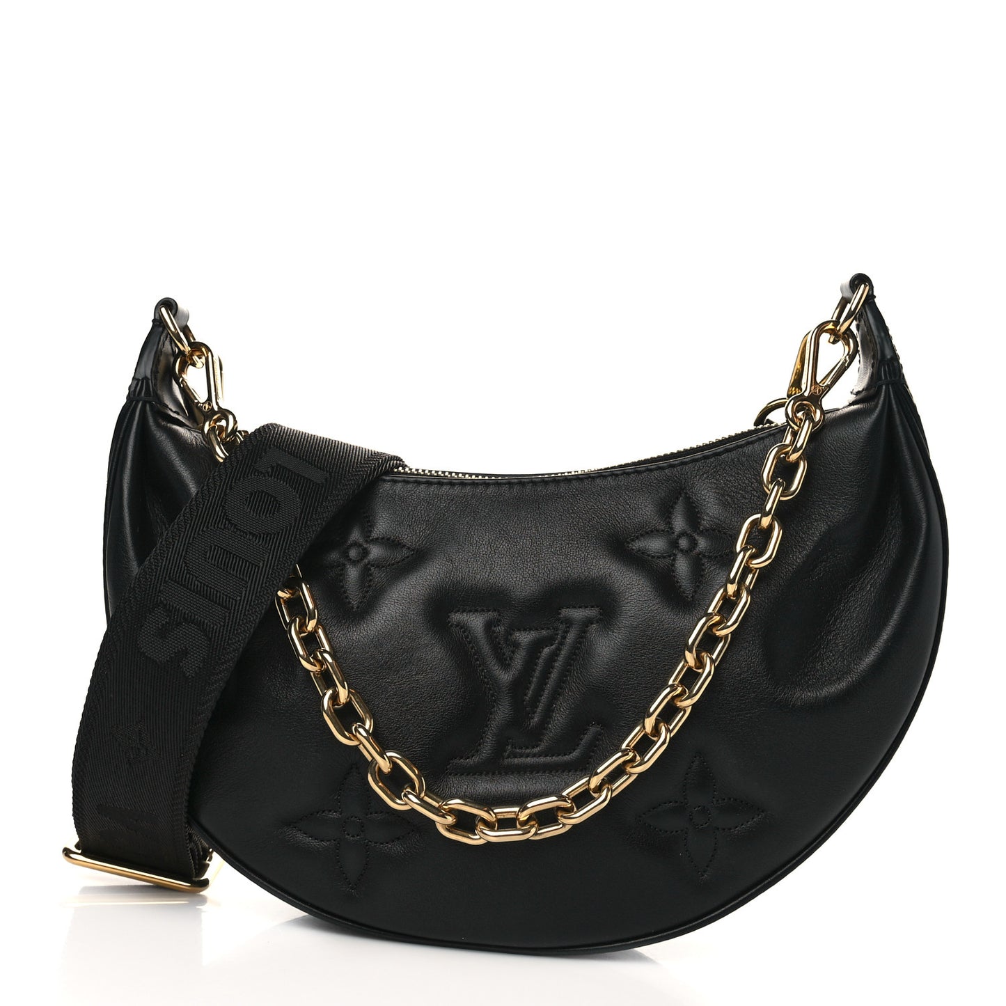 Calfskin Bubblegram Over The Moon Black