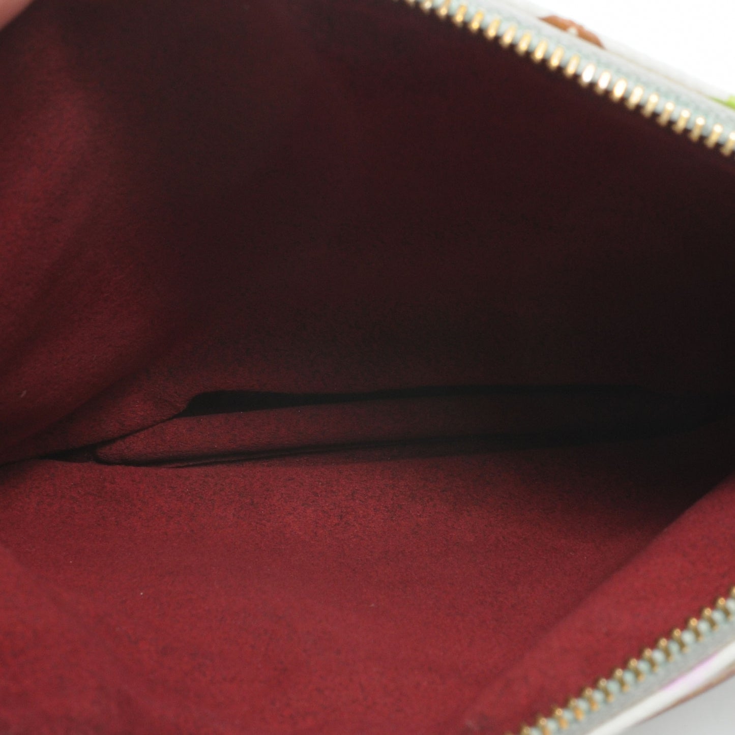 Monogram Multicolor Pochette Plate GM White
