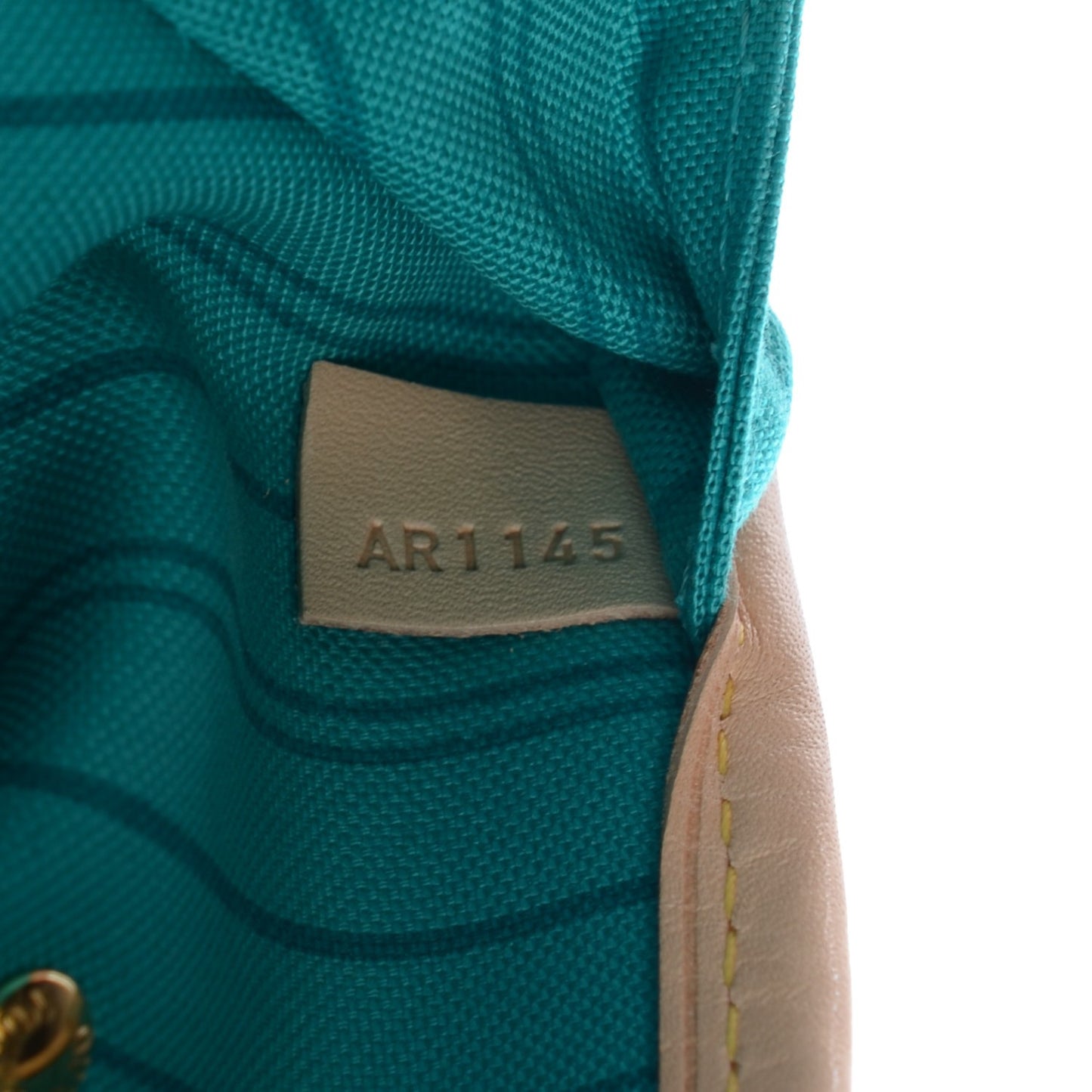 Monogram V Neverfull MM Turquoise