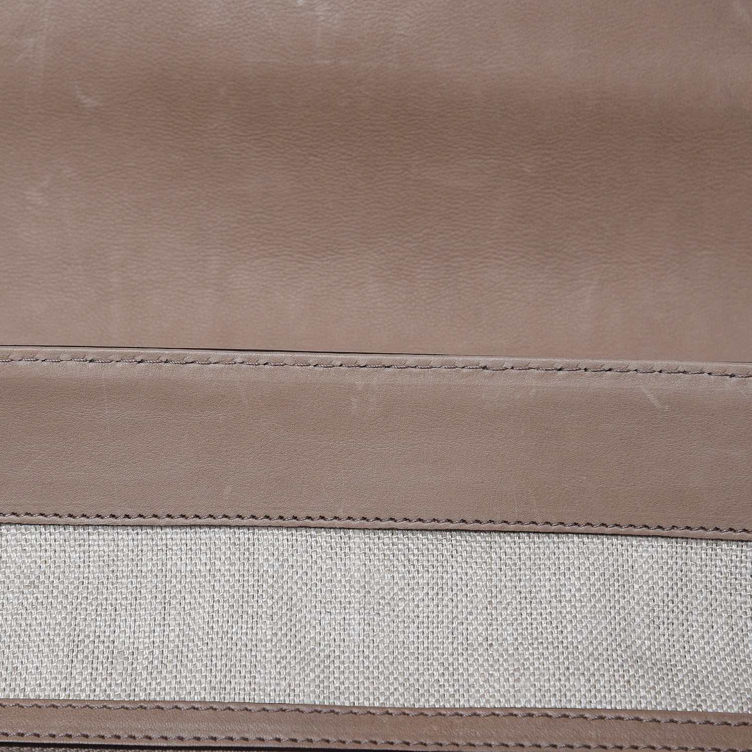 Gucci Calfskin Handmade Large Top Handle Bag Taupe 13 of 24