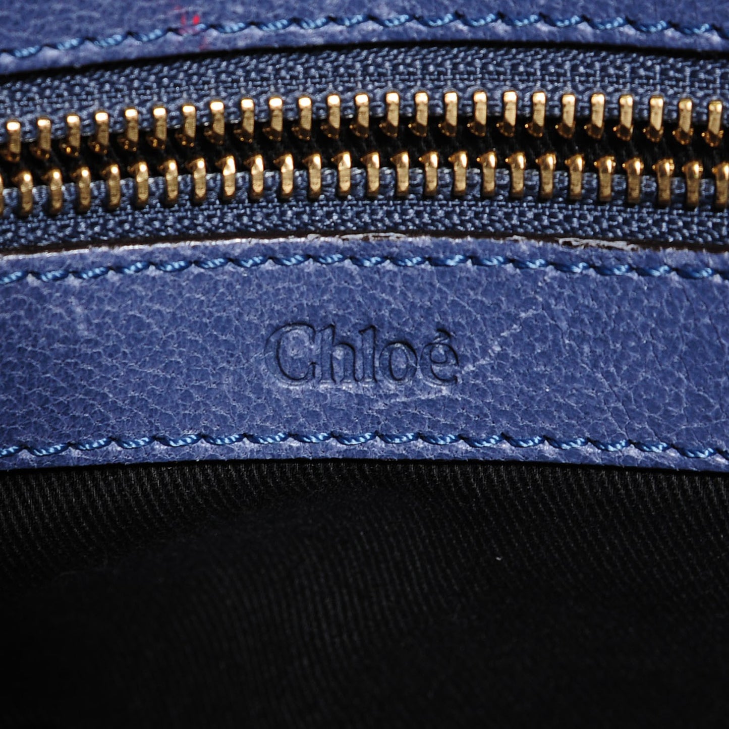 Calfskin Medium Ethel Satchel Blue