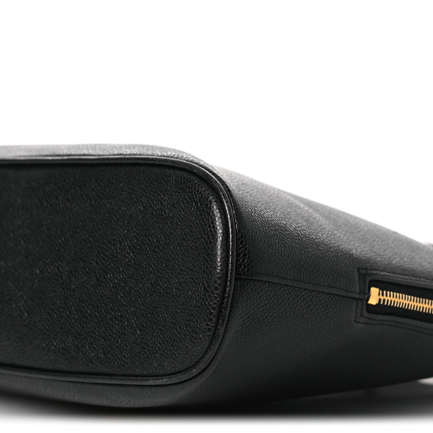 Caviar Large CC Shoulder Bag Black