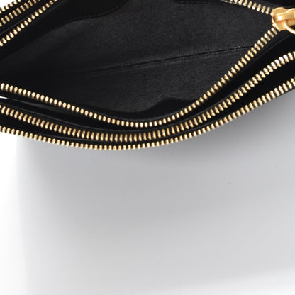 Celine Lambskin Small Trio Crossbody Bag Black 6 of 9