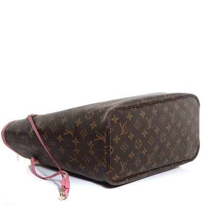 Louis Vuitton Monogram Articles de Voyage Ikat Neverfull MM Rose Velours 4 of 7