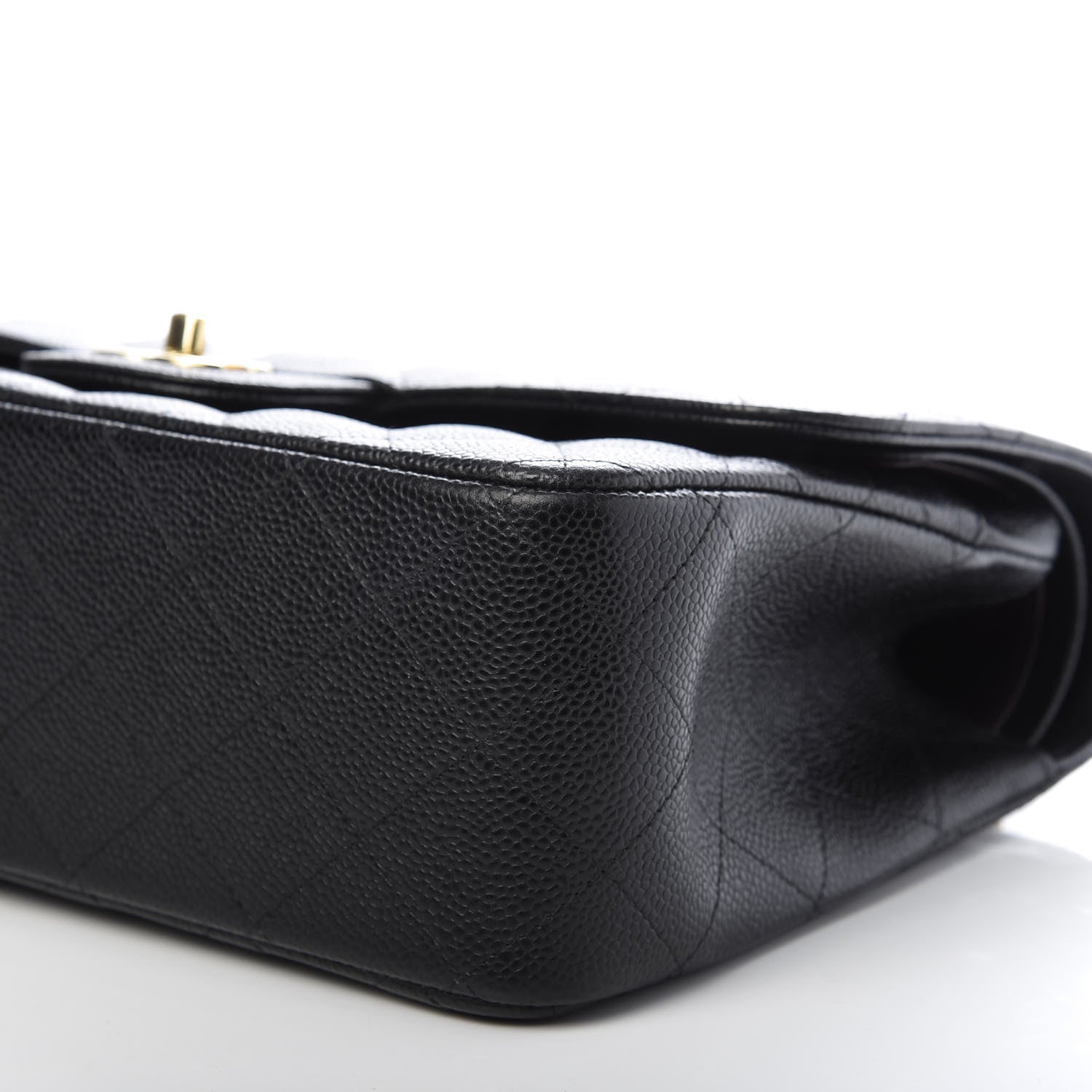Chanel Caviar Quilted Jumbo Double Flap Black 7 of 10