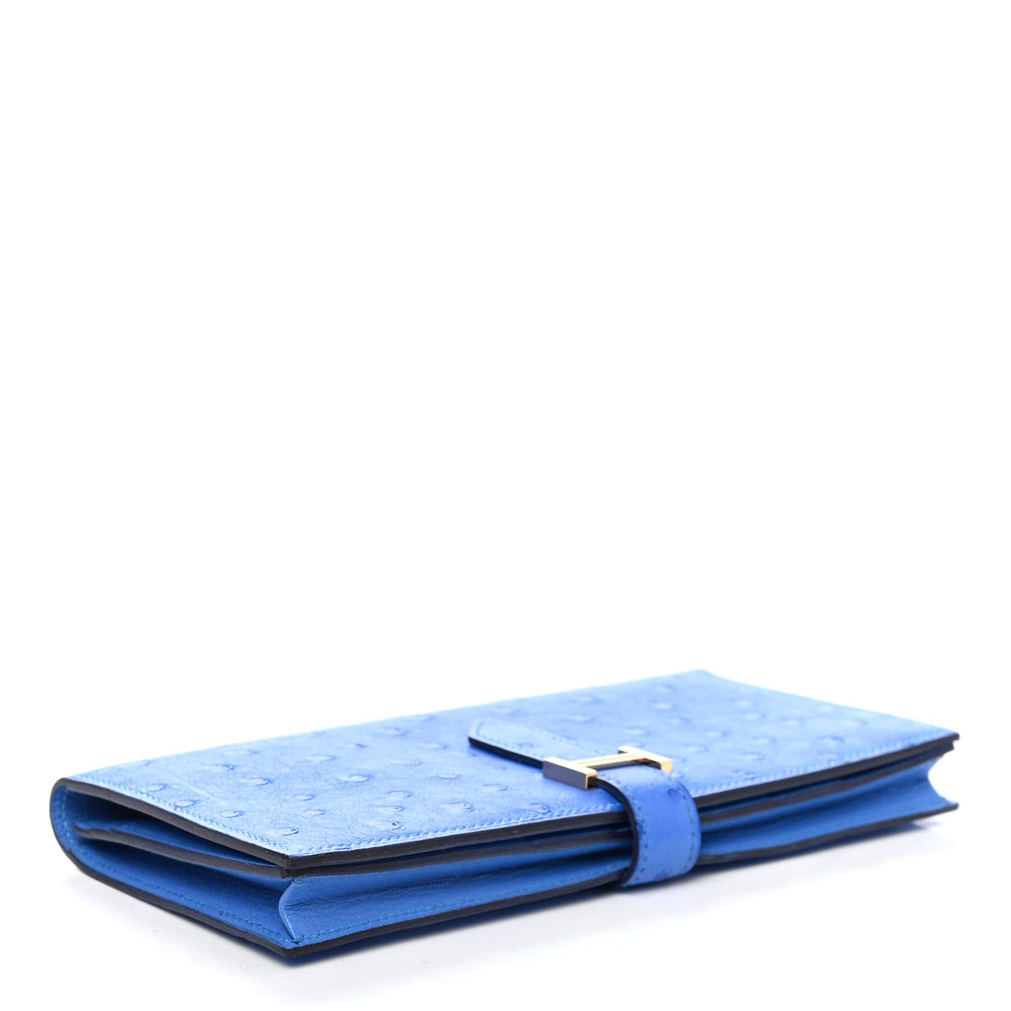 Ostrich Bearn Wallet Bleuet