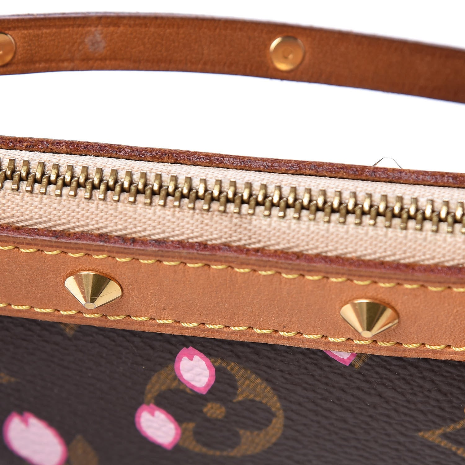 Louis Vuitton Monogram Cherry Blossom Pochette Accessories Brown 15 of 17