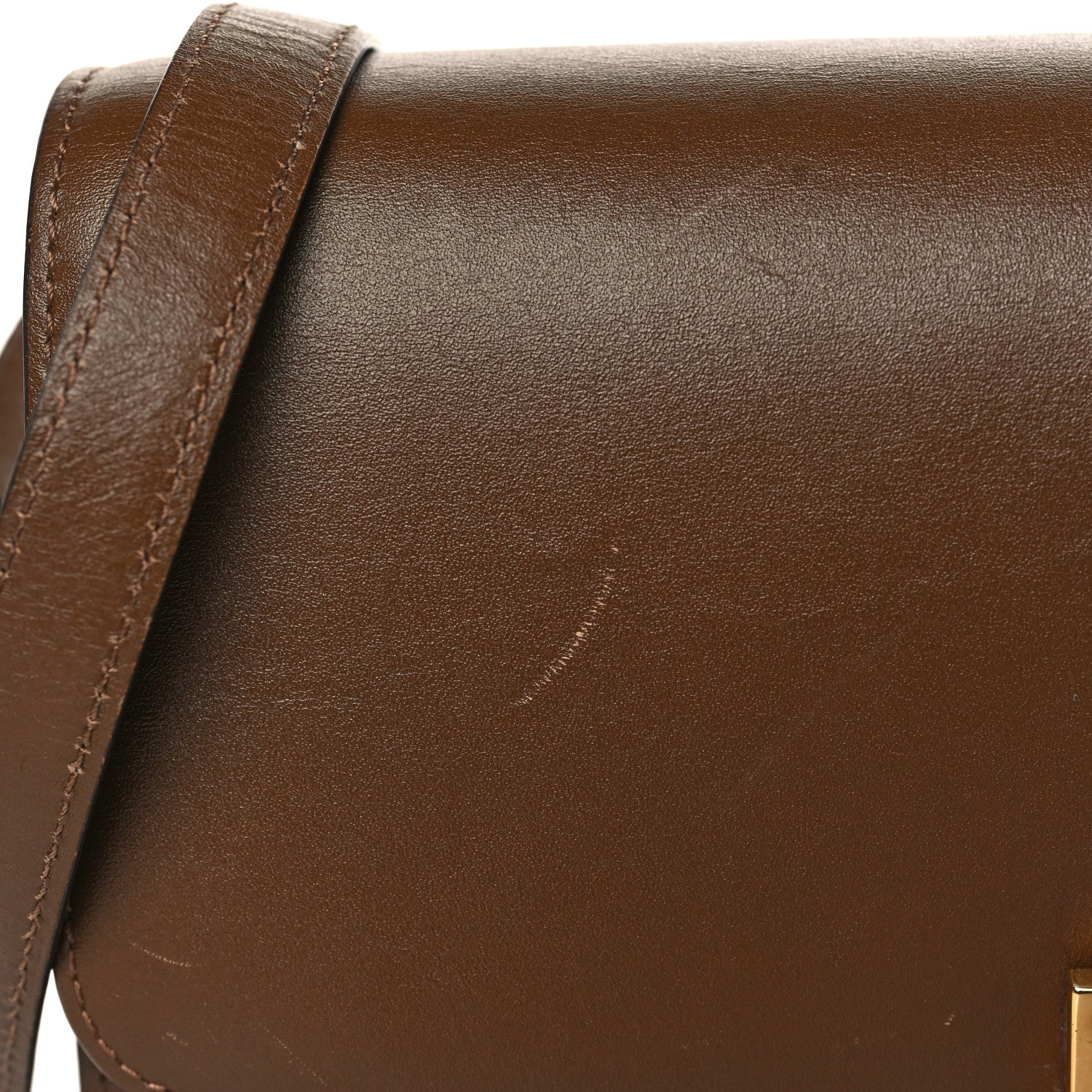 Celine Box Calfskin Medium Classic Box Flap Bag Camel 11 of 11