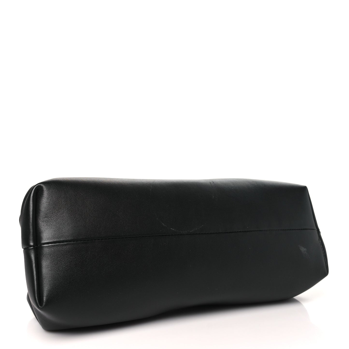 Box Calfskin Diamond Frame Clutch Black