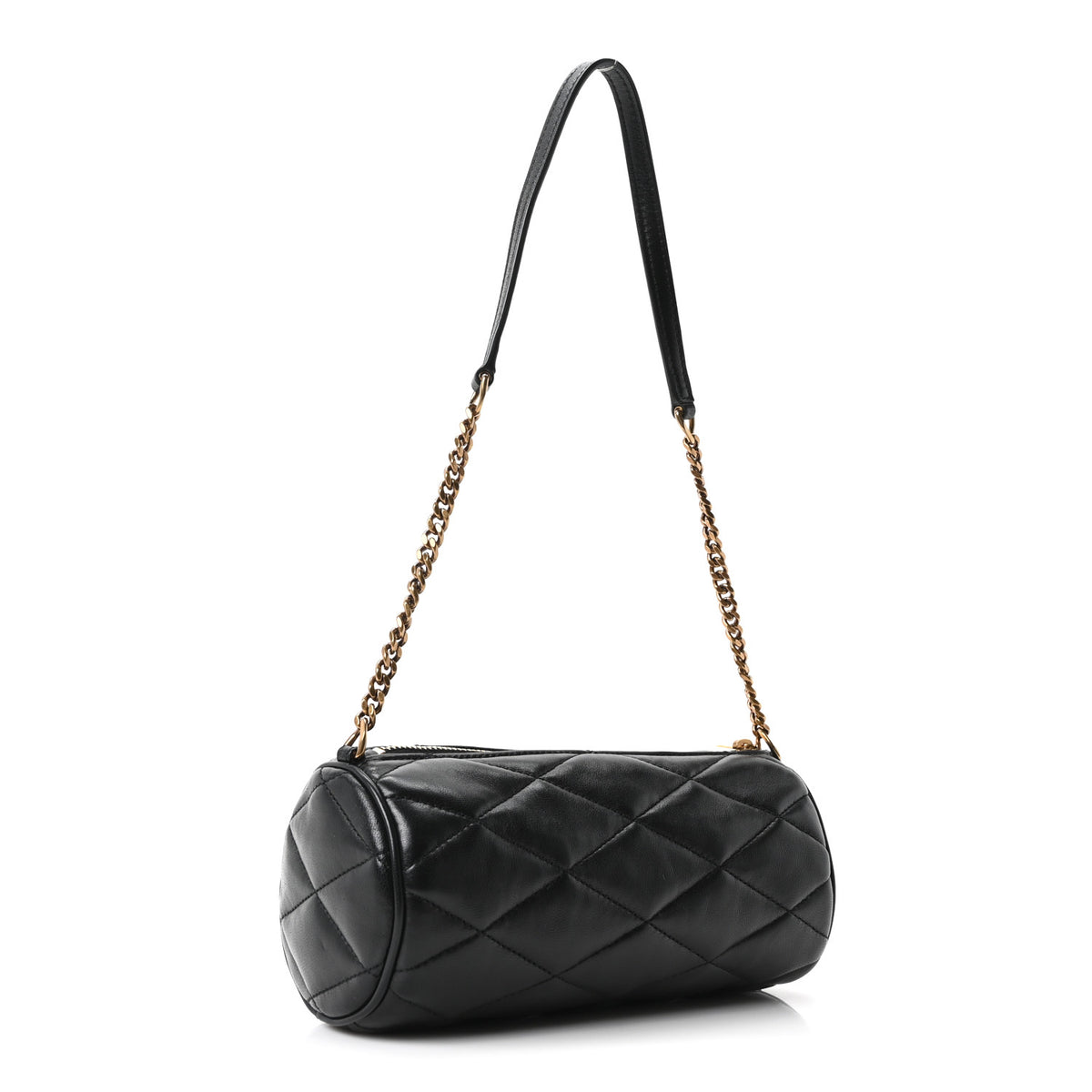 Saint Laurent Lambskin Monogram Mini Sade Tube Bag Black 3 of 10