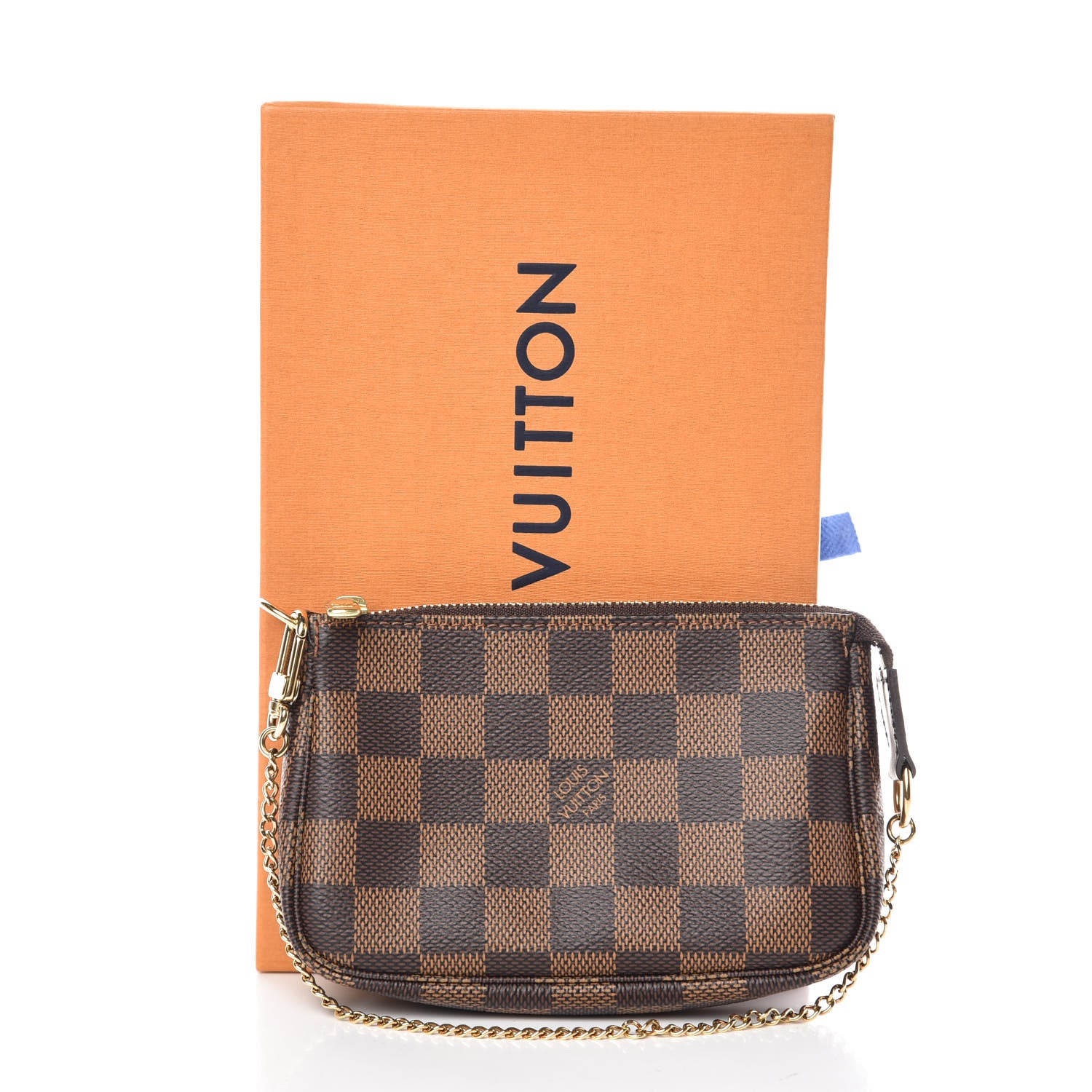 Louis Vuitton Damier Ebene Mini Pochette Accessories 10 of 10