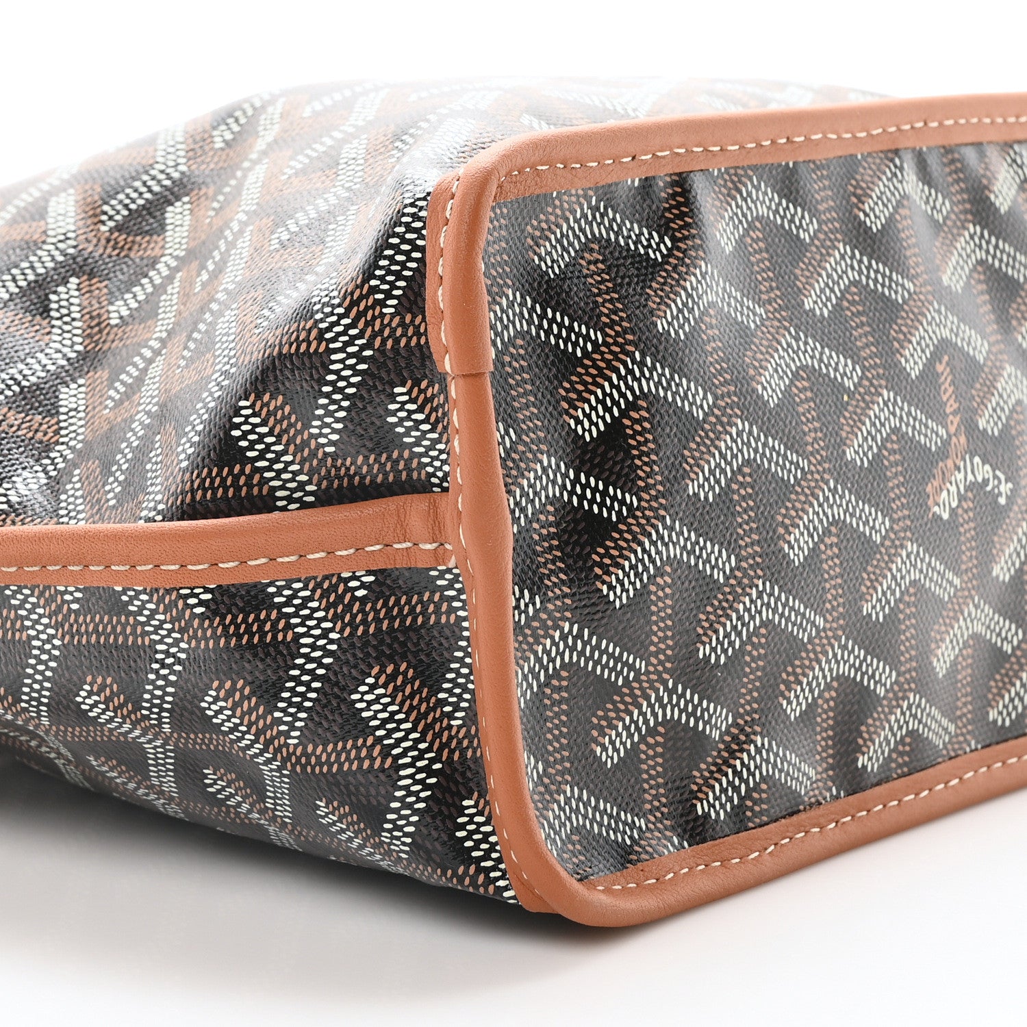 Goyard Goyardine Reversible Mini Anjou Black Gold 9 of 16