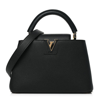 Louis Vuitton Taurillon Capucines BB Black 1 of 9