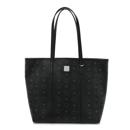 MCM Visetos Toni Shopper Tote Black 1 of 10