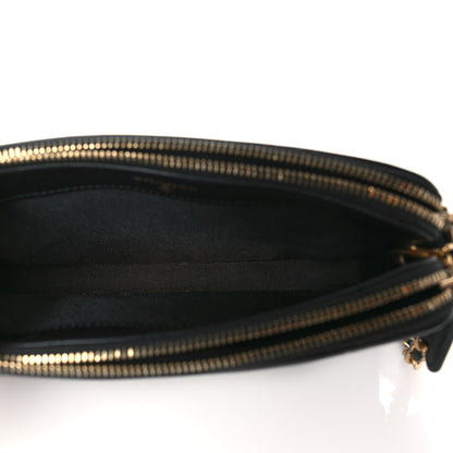 Chanel Caviar Quilted CC Filigree Clutch With Chain Black 5 of 11