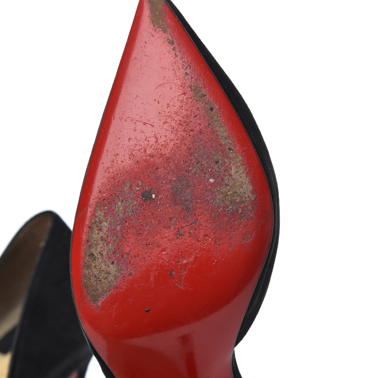 Christian Louboutin Veau Velours Iriza 100 Pumps 38 Black 19 of 22