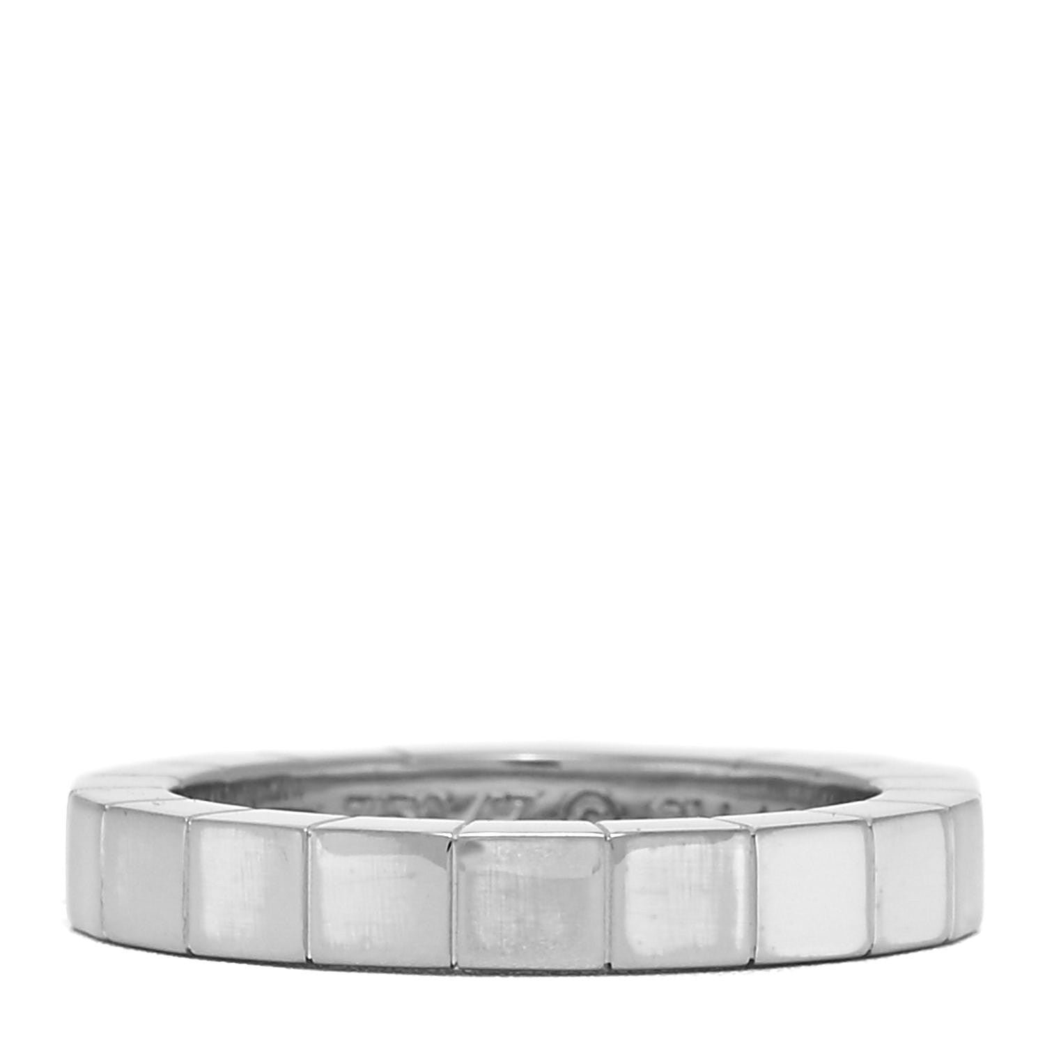 Cartier 18K White Gold Lanieres Ring 47 4 3 of 5