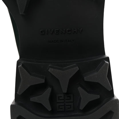 Givenchy Calfskin 4G Terra Ankle Boots 37 Green Black 7 of 9